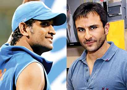 Has Dhoni replaced Saif Ali Khan?